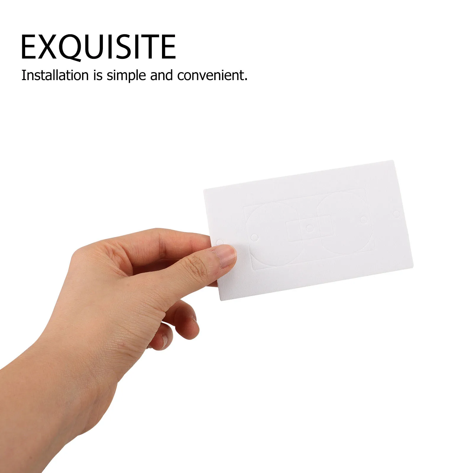 

30Pcs Eva Switch Panel Pad Insulation Waterproof Easy Install 86 Sockets Home Office Sealing Gaskets Outlet Insulation Pads