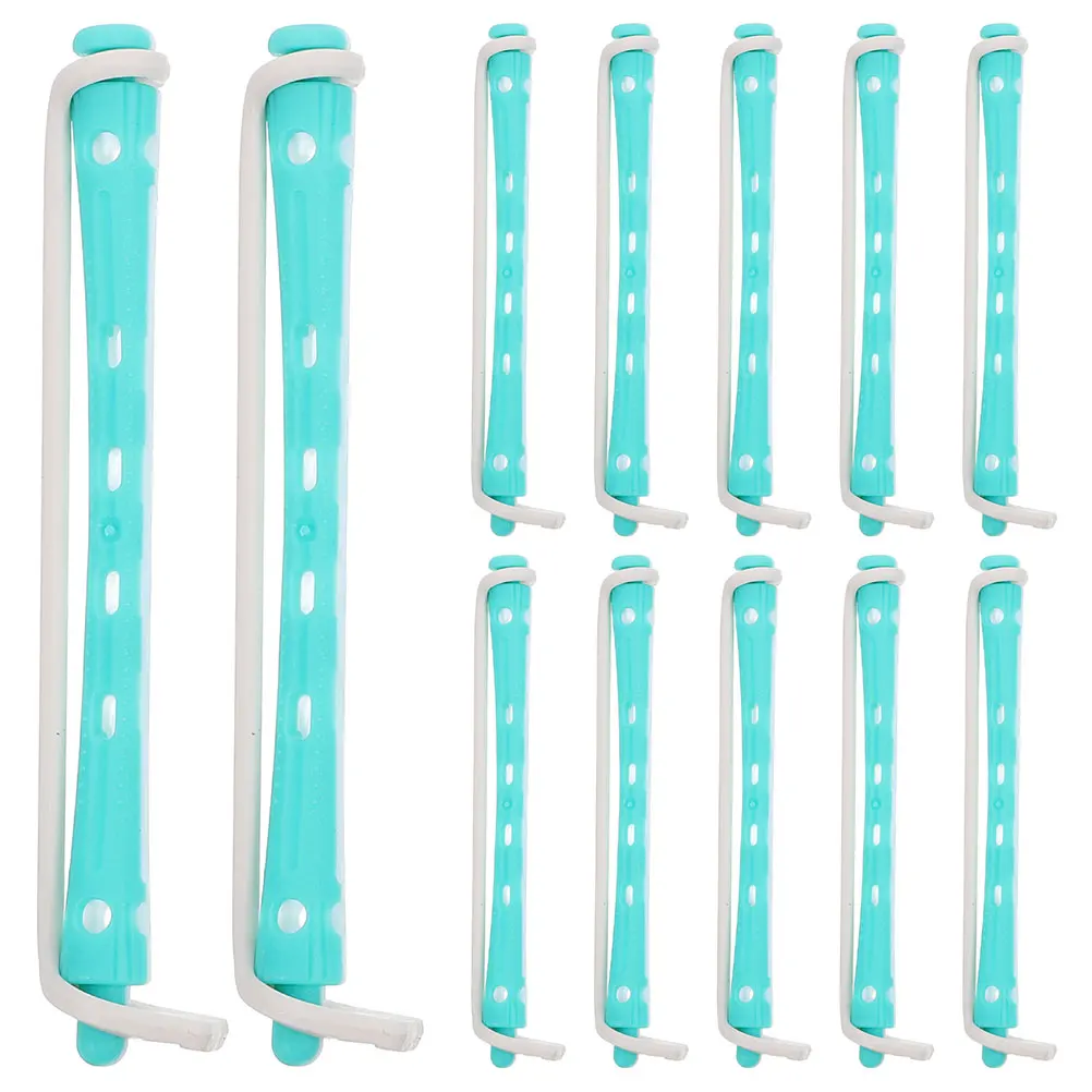 

24 Pcs Perm Bar Hair Curling Rod Rods for Women Rollers Portable Plastic Pp Kit Miss Curlers