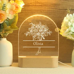 Custom Night Light for Mom, Personalized Heartwarming Gift for Mom, Mom Birthday Gift, Gift for Mother in Law,