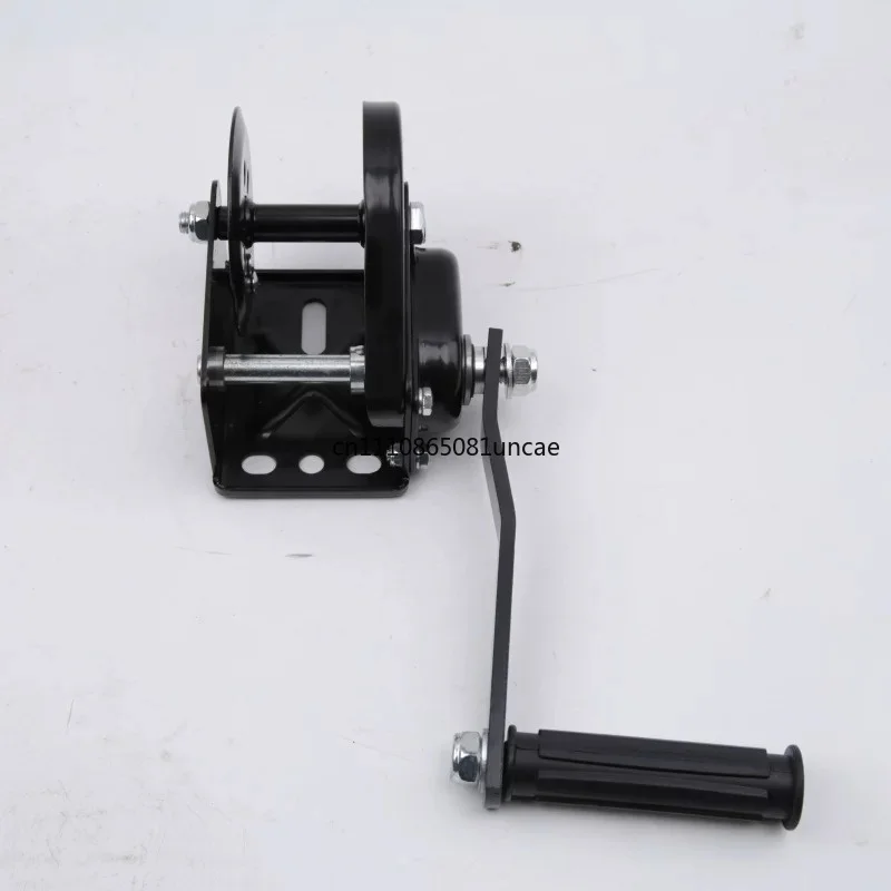 Self-locking Hand Winch 800 Lb 10 M Wire Rope Winch Brake Two-way Self-locking Winch 800LBS