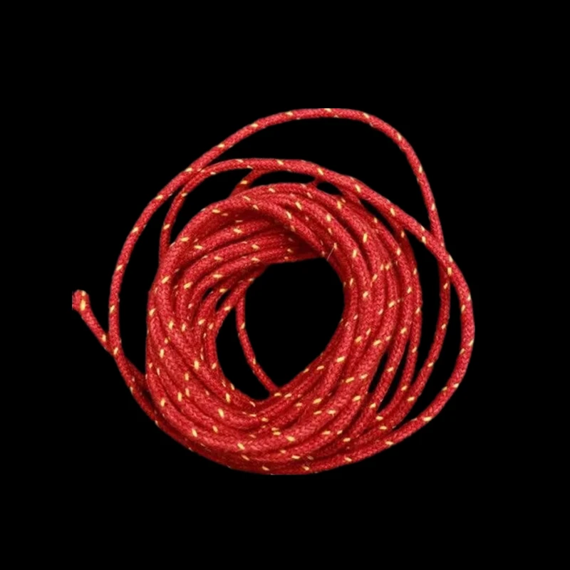 

Pure Cotton Core Red/Yellow Point Thread Wicks For Zippo Zorro Lighter Universal Replace Consumable Accessories 10 Meters Long