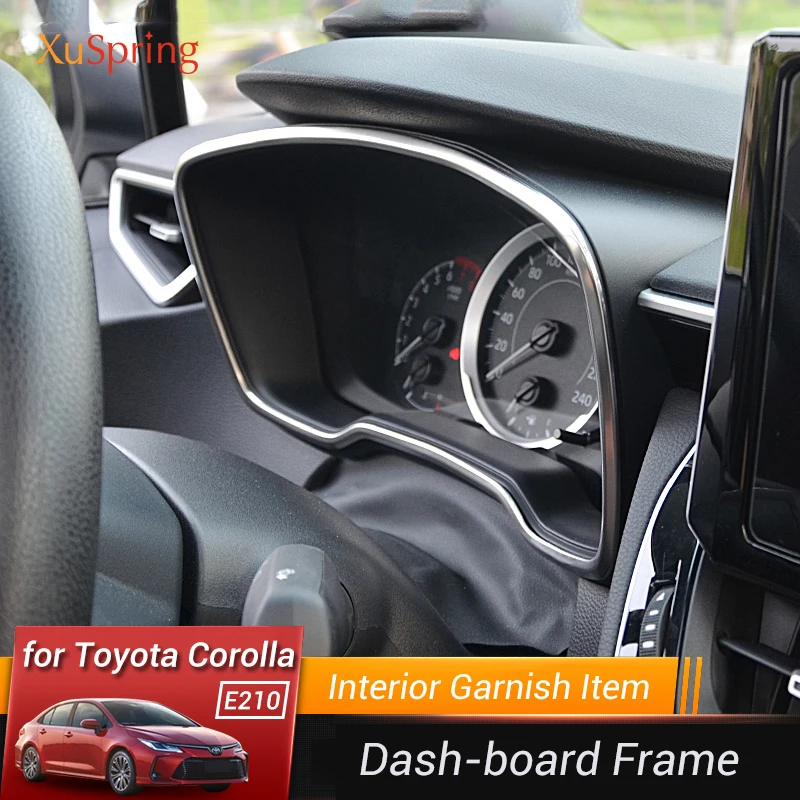 Car Dashboard Garnish Frame Bezel Ring Decoration Accessories for Toyota Corolla 2018 2019 2020 2021 2022 2023 E210 12th