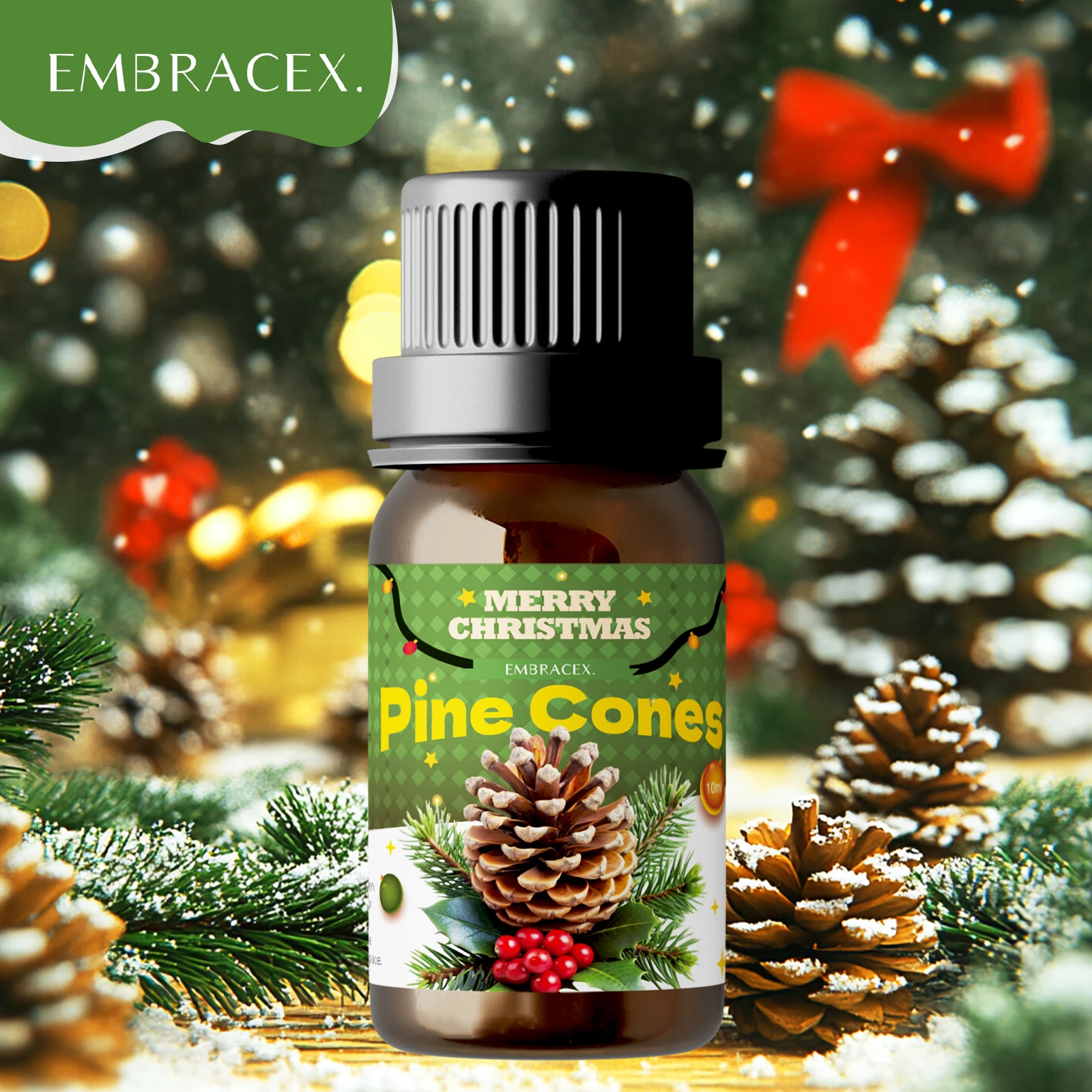 10ml Pine Cones Fragrance Oils Christmas Aroma Oils For Diffuser Christmas Candle Christmas Gifts