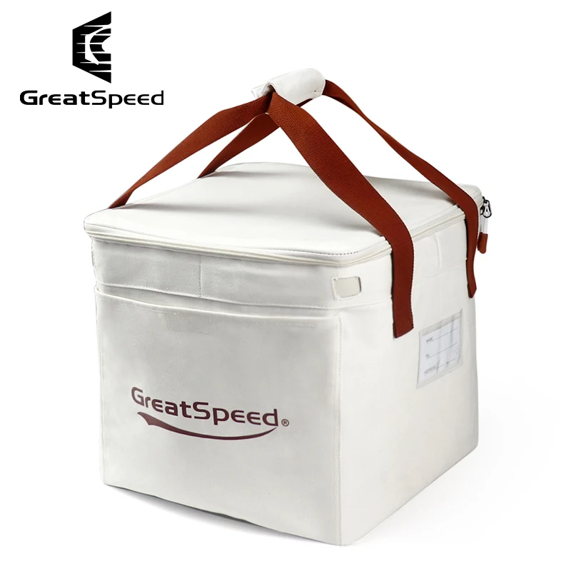 

GREATSPEED Insulated Tennis Ball Bucket Bag, Large Capacity Portable Handheld & Shoulder Storage Tote