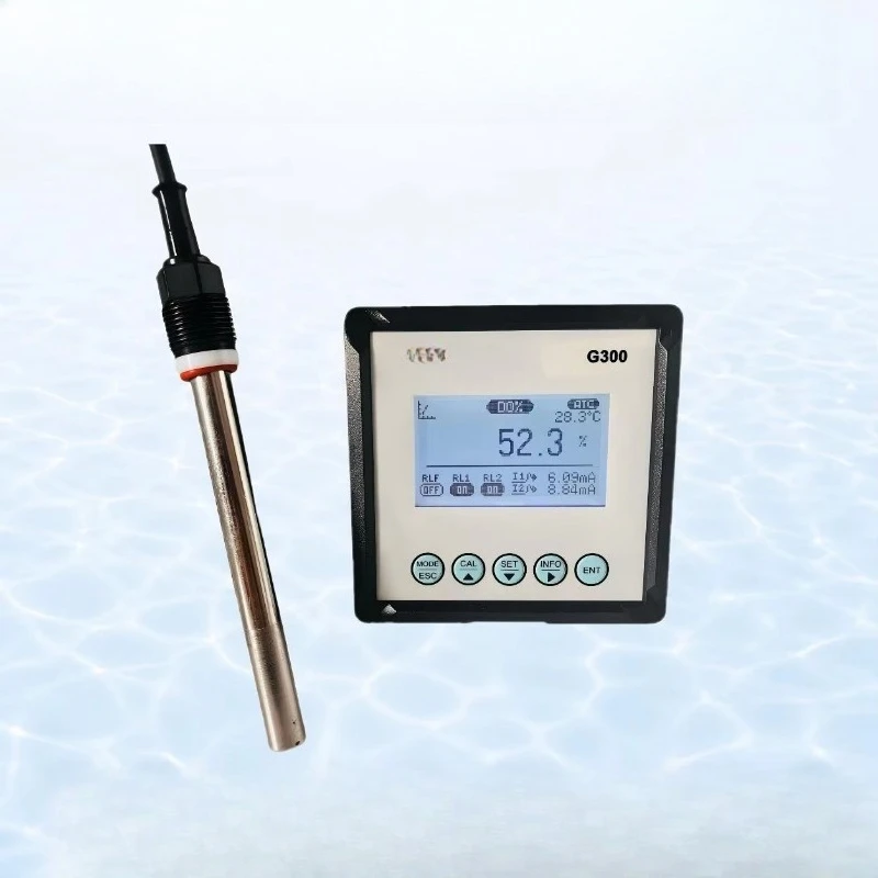 Dissolved Oxygen Sensor, Maintenance Free, Sensor Probe, Stainless Steel 1% Accuracy, Fish Pond, Aquaculture