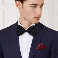 Bow Ties For Men Butterfly Party Wedding Bow Tie Black Bowknot Bowtie Adjustable Classic Tie Bowtie Wedding Bowtie 1-3pcs 5