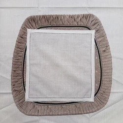 Set of 12 Fashion Personalized wedding handkerchief 10x10-inch Linen Hemstitch hankie for any wedding ceremony  or special event