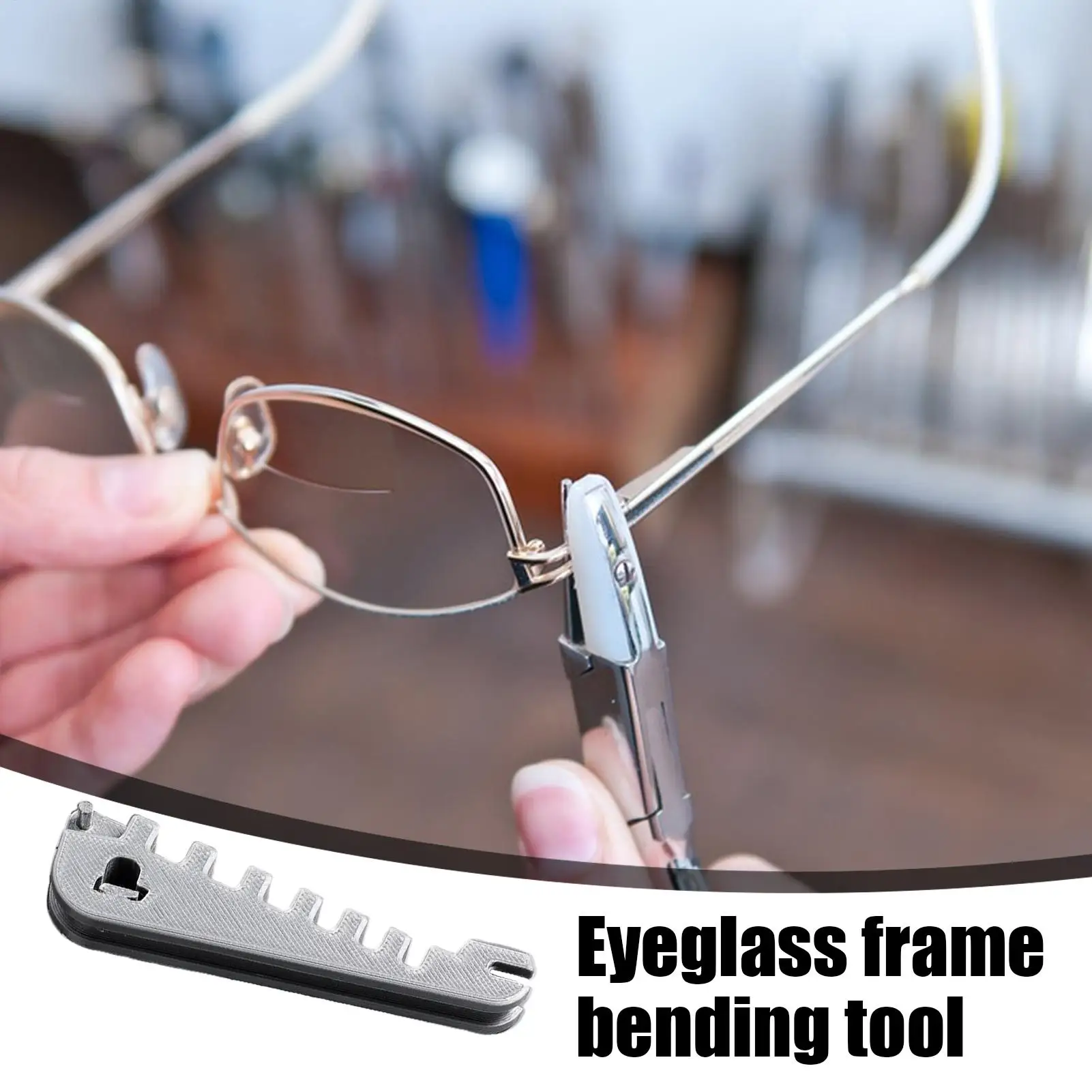 Eyeglass Repair Tool - Portable for home/Eye Care - Compatible for Glasses Repair, temple Bending, Nose Pad Adjustment