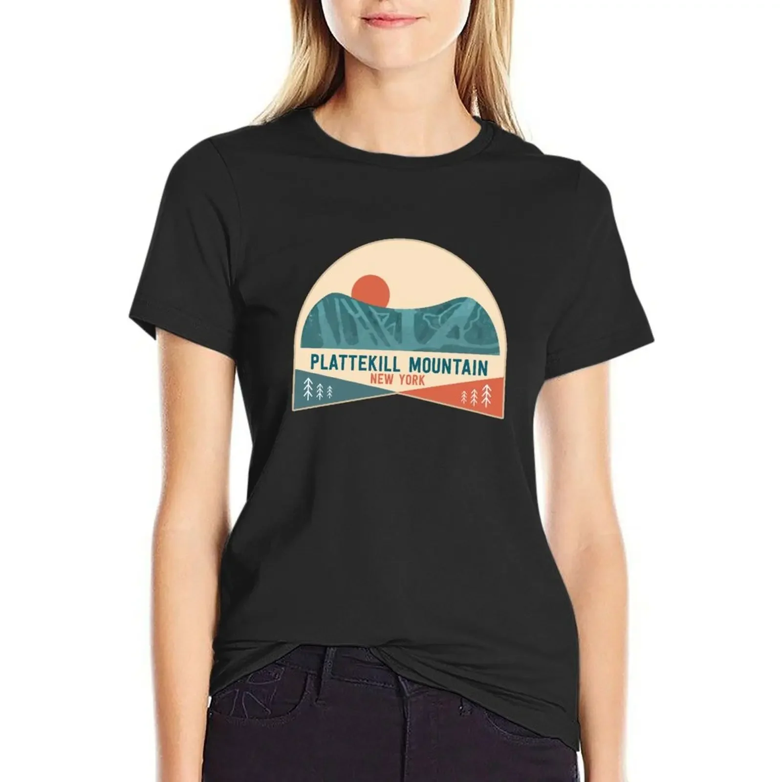 Plattekill Mountain New York T-Shirt graphics cute tops summer top Women clothes