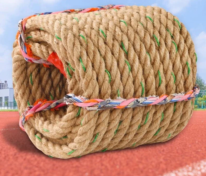 Hemp rope adult bold multi-person tug of war rope