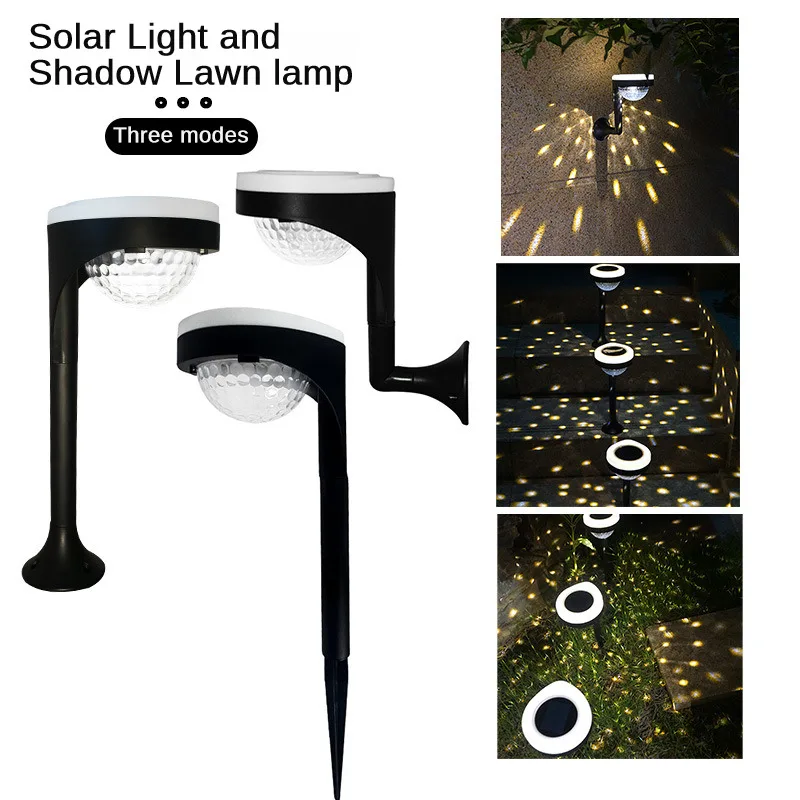 

Solar courtyard lights, multi-mode outdoor wall decoration, lawn lights, waterproof villa garden landscape, atmosphere layout