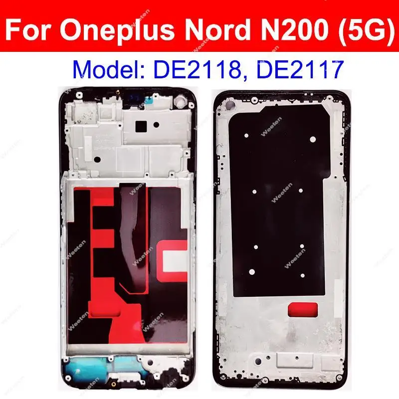 Front Cover Housing For OnePlus 1+ Nord N100 N200 N300 N20 CE3 CE2 Lite 5G Front LCD Frame Middle Housing Parts