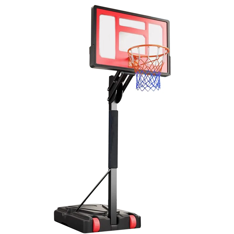 

Adults Mobile Basketball Stand Kids Adjustable Basketball Hoop Indoor Outdoor Shooting Practice Basketballs Training Equipment