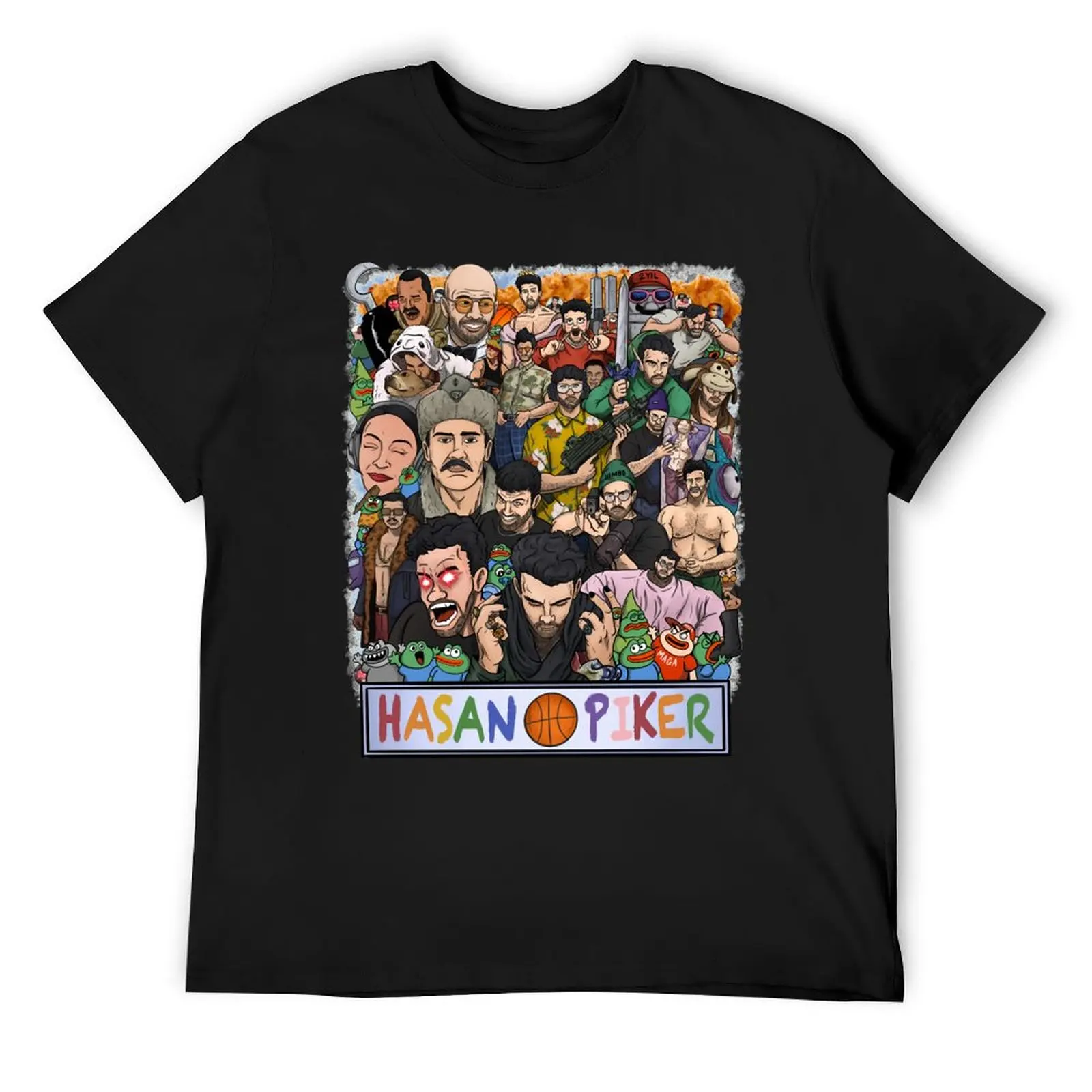 

Classic Tubbo Hasan Piker Retro Style T-Shirt customs oversize t-shirts man anime t shirts sweat shirts, men