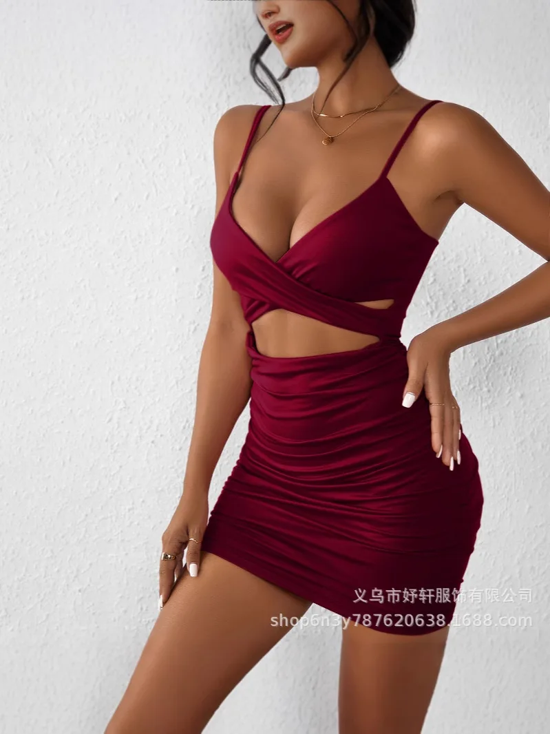 여성용 독특한 가을 겨울 긴팔 바디콘 슬림핏 허리라인 강조 타이트핏 힙스터 스타일 원피스