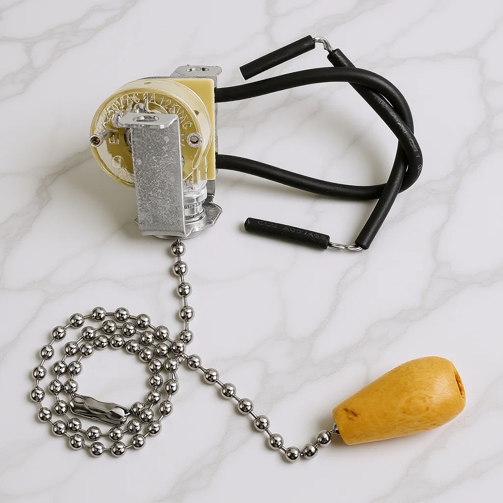 

Reliable Pull Chain Light Socket Sturdy Build High Insulation Performance Suitable for Various Lamps Pull Cord Light Switch