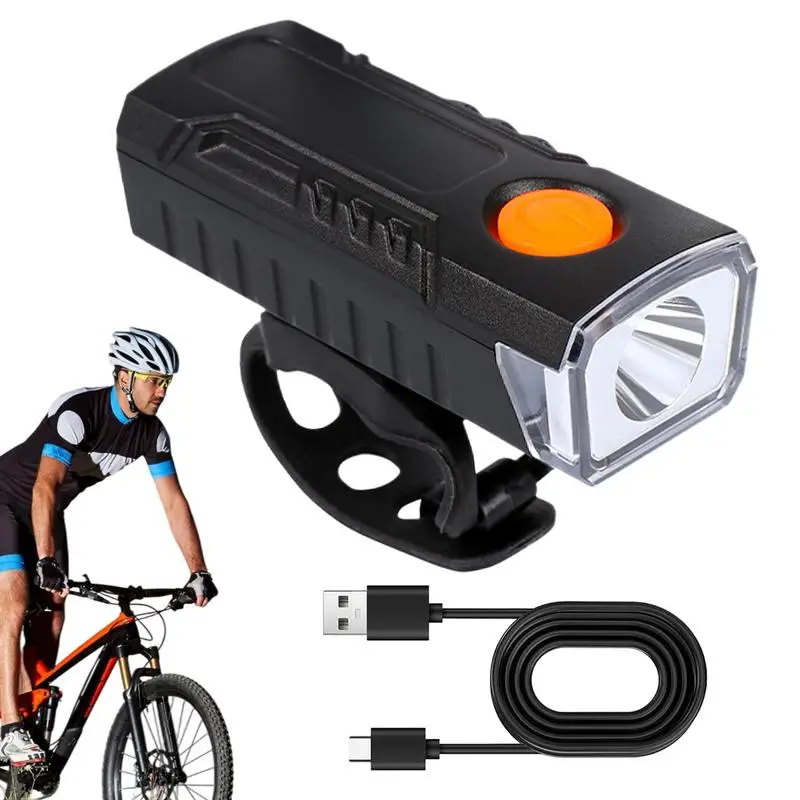 Bicycle Light Bright Waterproof Cycling Lights Cycling Headlight Multiple Lighting Modes Enhanced Visibility for Night Biking