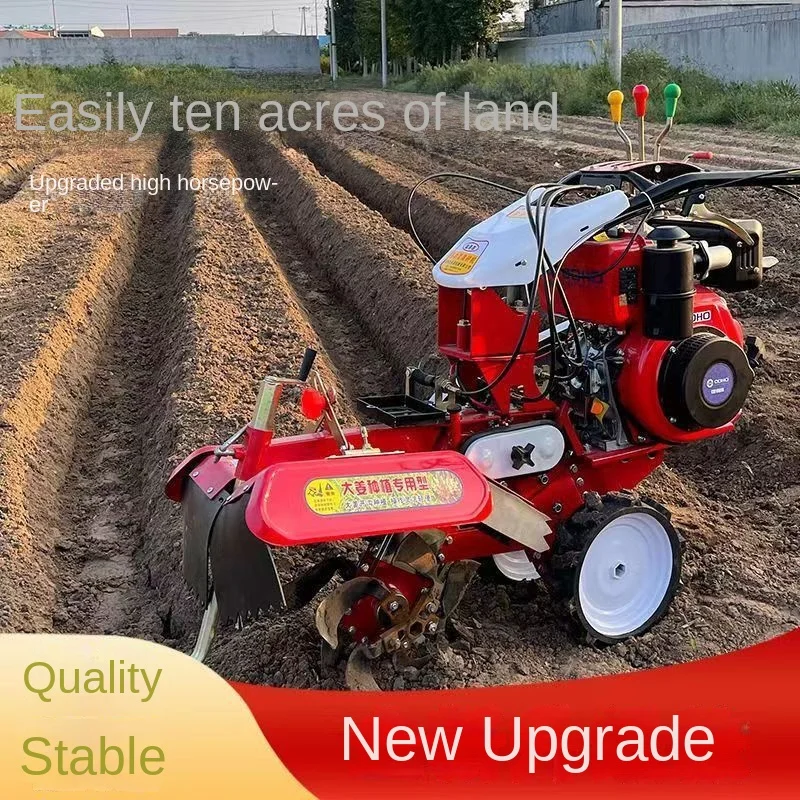 2025Nuova lavorazione rotativa a quattro ruote motrici per piantare fossoni profondi, buona per coltivatori di pomere Earthmoving