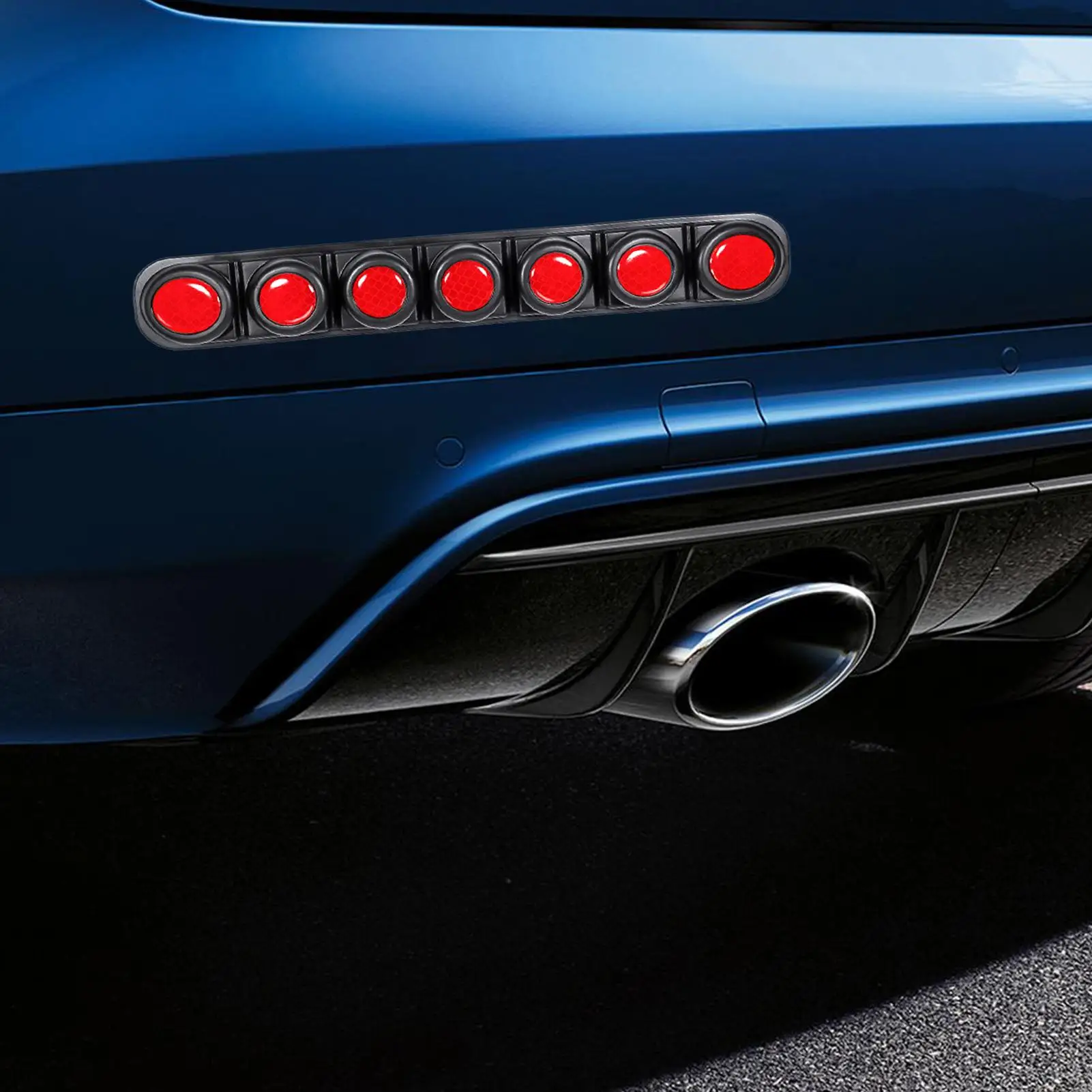 

Светоотражающие наклейки для автомобиля, 2 шт., складной бампер, предупреждающие защитные отражатели, полосы для автомобиля, внедорожника, грузовика, мотоцикла спереди