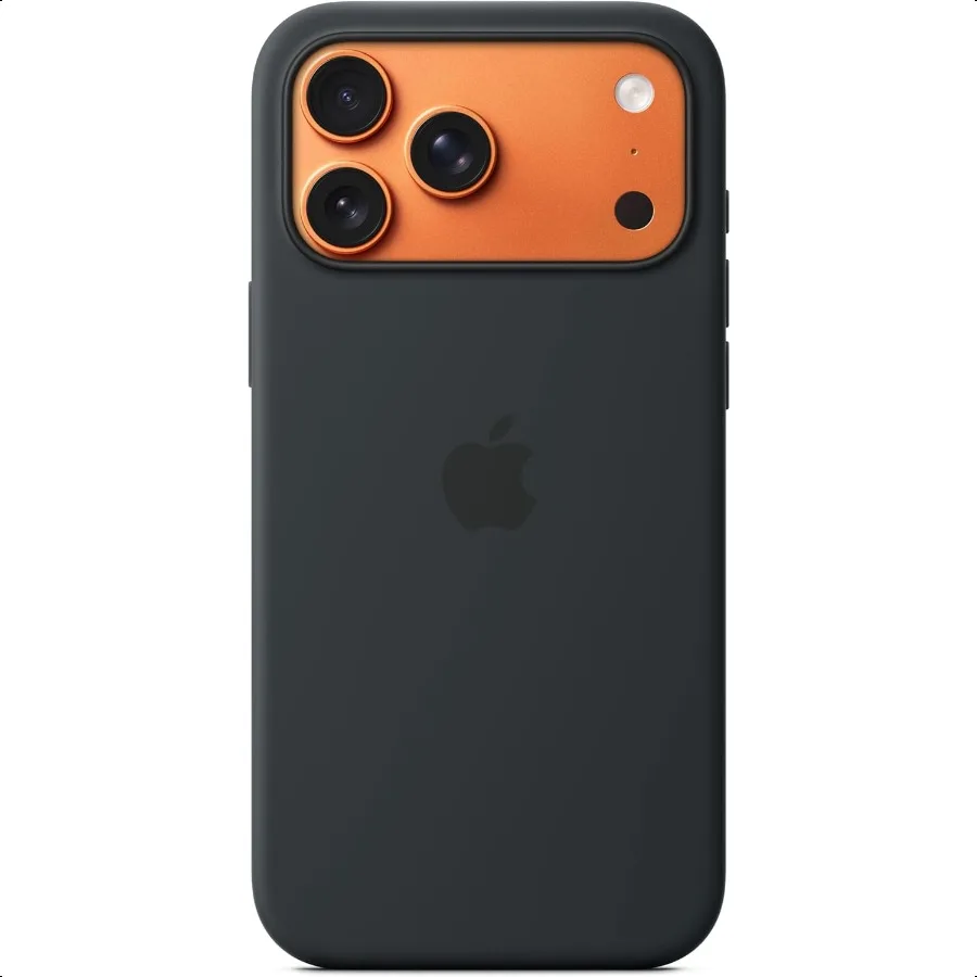 

Силиконовый чехол Apple iPhone 17 Pro Max с управлением MagSafe и камерой: легкий чехол для телефона, совместимый с беспроводной зарядкой, гладкий