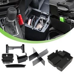 Car Center Console Armrest Box Storage Organizer Copilot Tray for Jeep Wrangler JL Gladiator JT 2018-2025 Interior Accessories