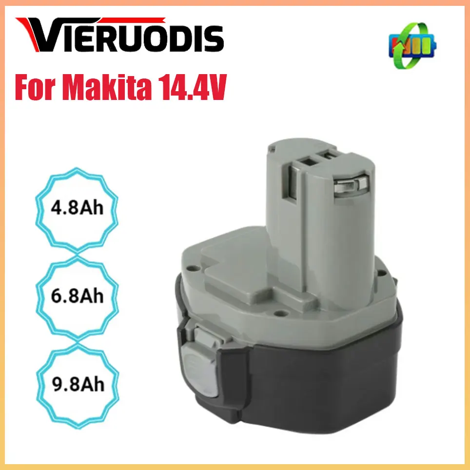 

For Makita 14.4V 4800mAh 9800mAh NI-CD Power Tool Battery Battery for Makita PA14 1422,1420 192600-1 6281D 6280D Tool battery