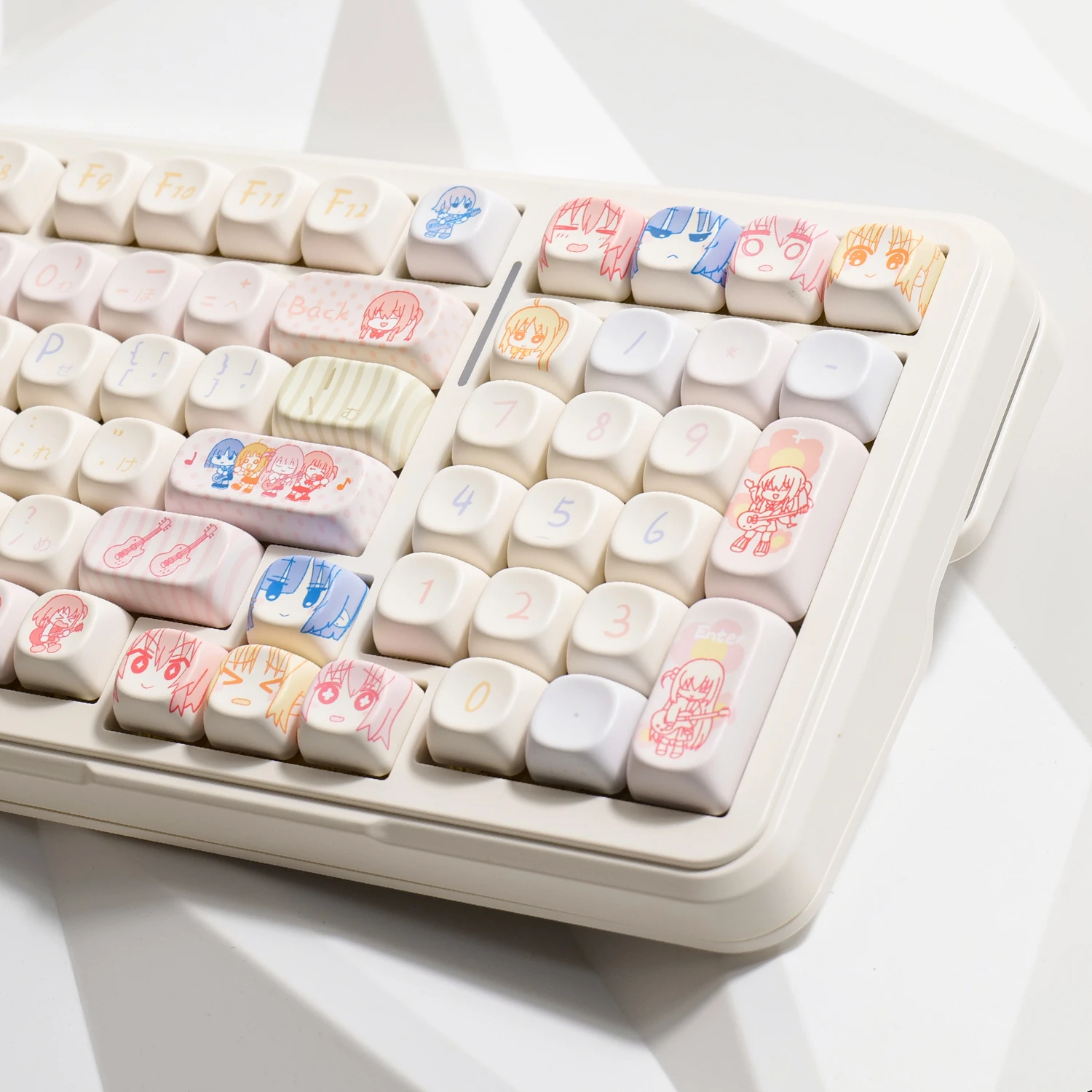 

Anime Keycaps Hitori Gotoh MOA 141 Keys PBT Dye Subbed Cartoon Gaming Key Caps BOCCHI THE ROCK Backlit Keycap for ANSI Layout