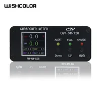 Wishcolor 1.8MHz-54MHz CQV-SWR120 Pantalla LCD a color Digital SWR y medidor de potencia con interfaz tipo C