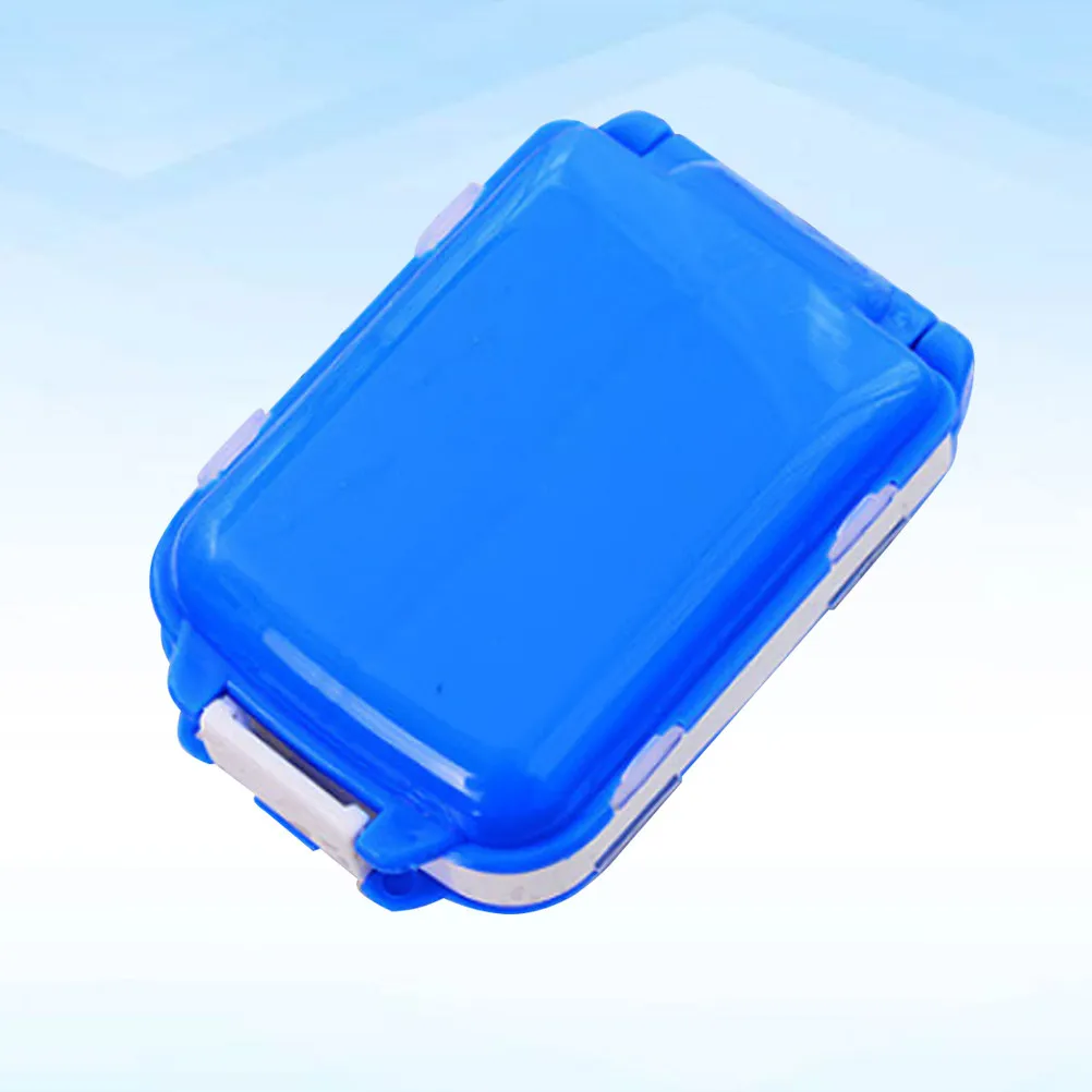 Portable 8 Compartment Pill Organizer Medicine Storage Box Safe Dustproof Plastic Container for Travel Daily Use