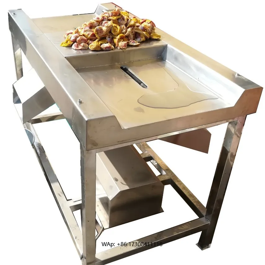 

Chicken slaughter chicken giezard yellow cleaning peeler