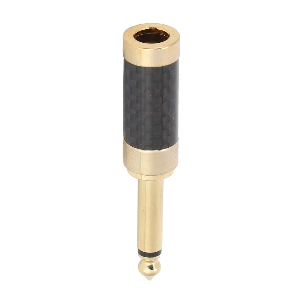 Durable 6.35mm 1/4 Inch Audio Mono Connector Plug and Play Balanced Mono Plug Replacement Audio Plug Speaker Cable