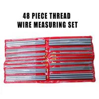 48 Piece Thread Wire Measuring Set Measures all 60° threads