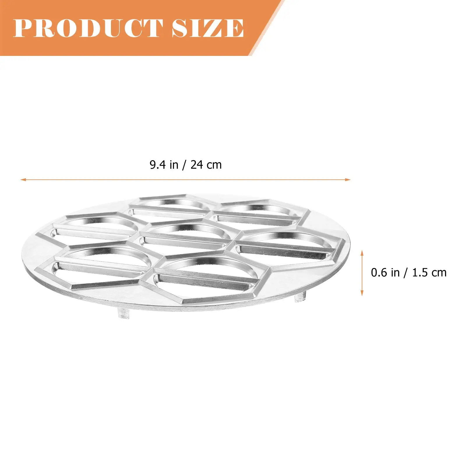 14-Loch-Knödelform, Aluminiumlegierung, Multi-Loch-Küchenwerkzeug, selbstgemachte Knödel, Ravioli, Pierogi-Formen