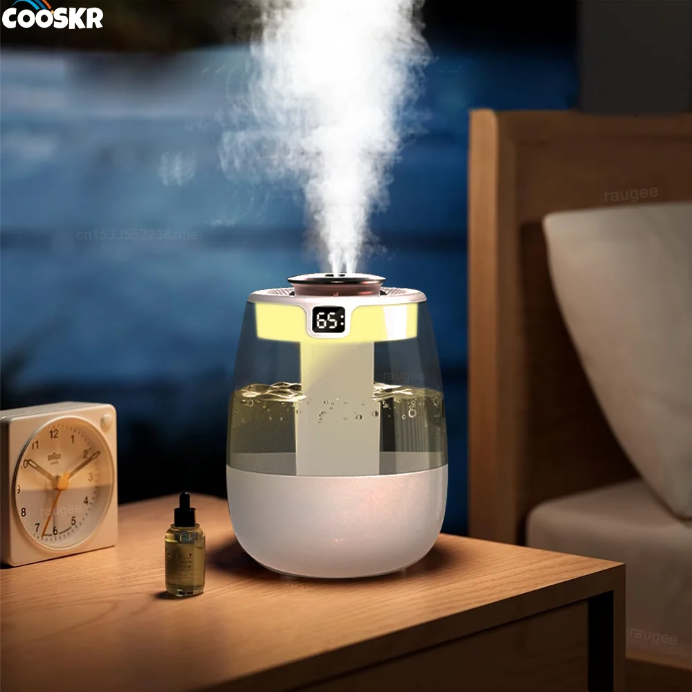 

Air Humidifier 1.3L Large Capacity Home Humidifier Mist Maker Mute Usb Desktop Humidifier for Bedroom Office with Night Light