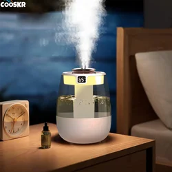 Air Humidifier 1.3L Large Capacity Home Humidifier Mist Maker Mute Usb Desktop Humidifier for Bedroom Office with Night Light
