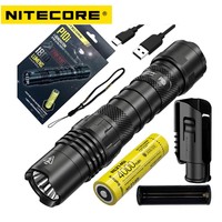 NITECORE P10i 1800 Lumens Tactical Flashlight LED Torch Type-C Rechargeable i-Generation Lantern NL2140i 4000mAh Battery