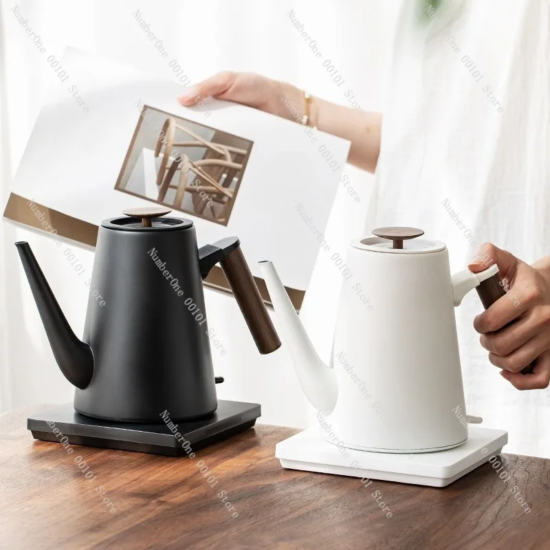 Compact Home Electric Kettle Stainless Steel Tea Brewing Water Boiler Small Integrated Fast Heating Pot Automatic Power Off Dry