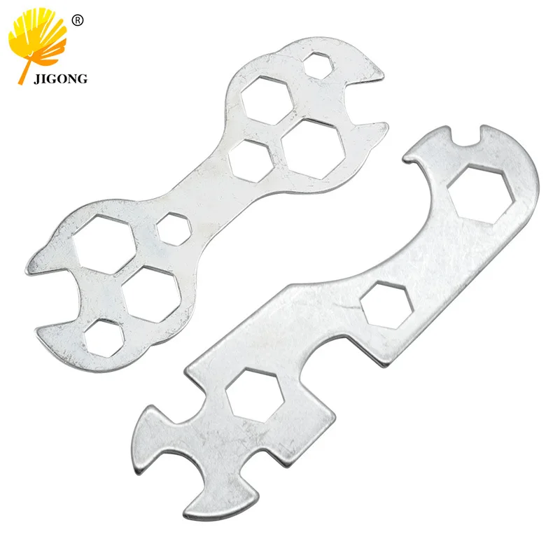 Bicycle repair and repair portable gadgets, hexagonal wrench with various hole positions, repairable and removable