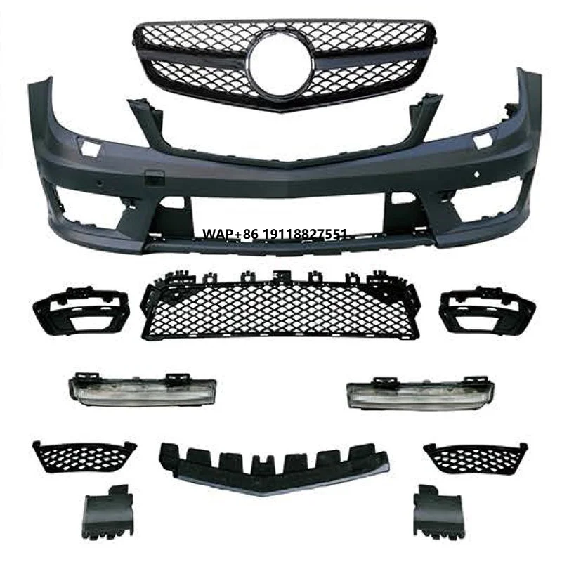 

High Quality PP front bumper body kit for Tunning Body Kits W204 Front Bumper Car Bumper