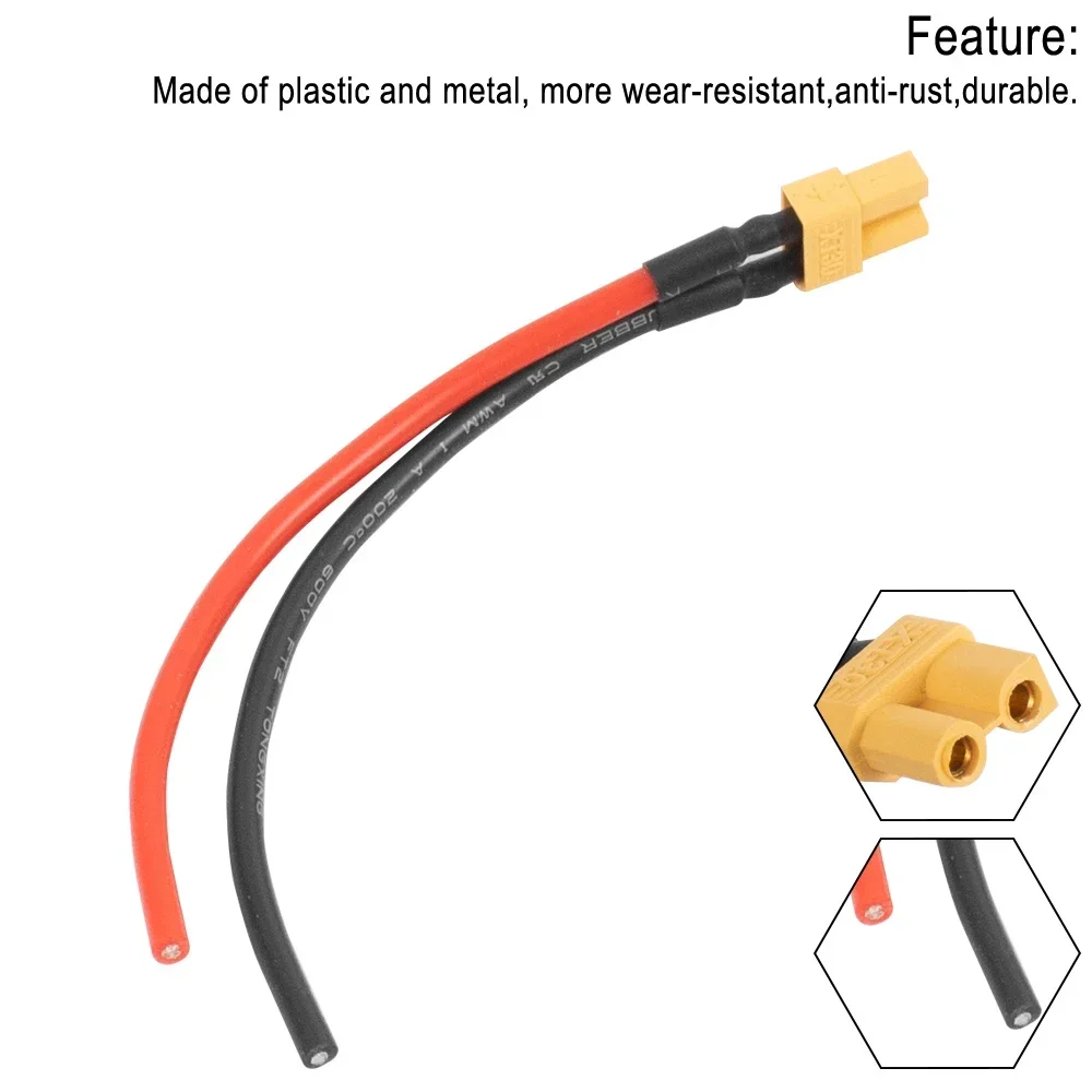 XT30U Female Socket Bullet Connector Plugs JST Plug Charger LiPo Battery Model for Xiaomi M365 Pro Pro2 1S Charging Converter