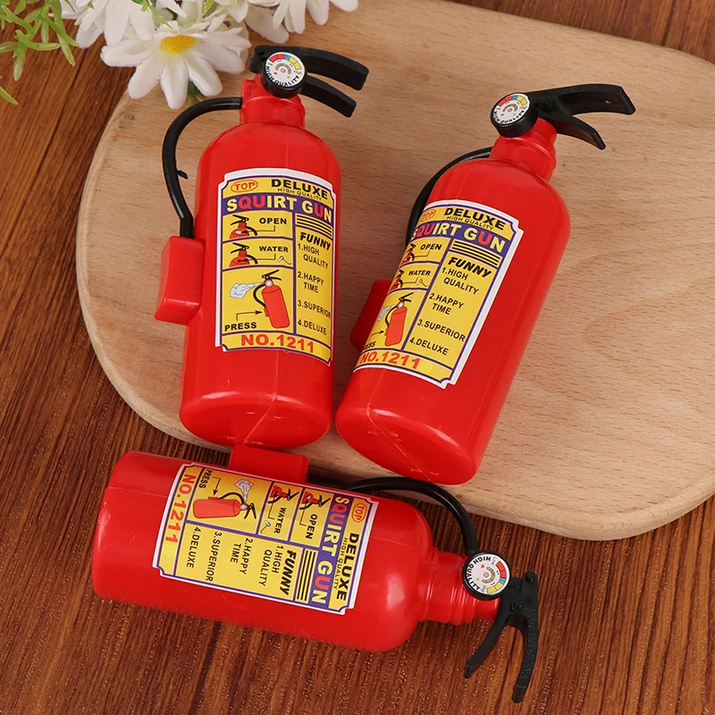 3Pcs Funny Mini Fire Extinguisher Toys Whole Person Prank Toy Mini Water Gun