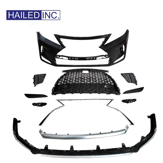 HAILED Car F-Sport Lexus RX300 2016 Front Bumper Medium Mesh Fog Light Cover Plate Upgraded for Lexus RX300 2019 2020 Sport