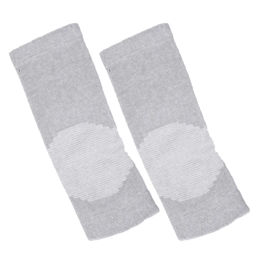 

1Pair Grey Knitted Ankle Support Sleeves Unisex Compression Brace for Sports Basketball Football Running Exercise Ankle