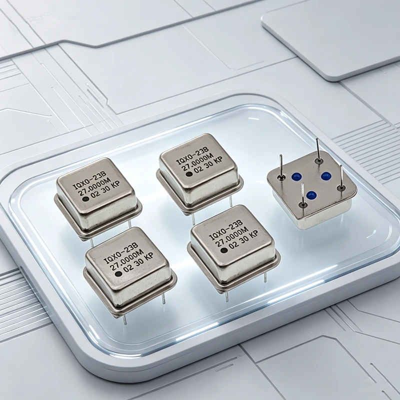 5Pcs/Lot Crystal Oscillator 27.000MHz Half Size IQXO-23B 27.0000M 5.0V DIP 4Pin 13.2mm*13.2mm