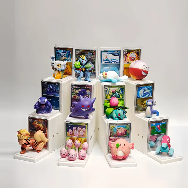Gran oferta PTCG PKM colección Artamaze Serise 151 figuras conjunto caja ciega Ivysaur Cubone Machoke modelo juguetes sorpresa figuras