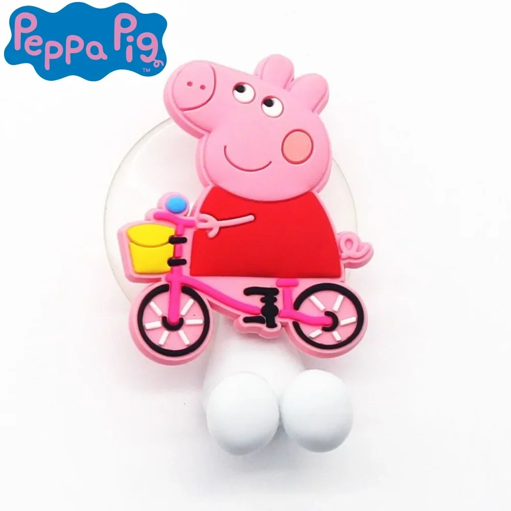 Peppa Pig Uchwyt na szczoteczki do zębów Bez dziurkacza Elektryczna szczoteczka do zębów Naścienna Prosta przyssawka Łazienka Stojak ścienny Przyssawka