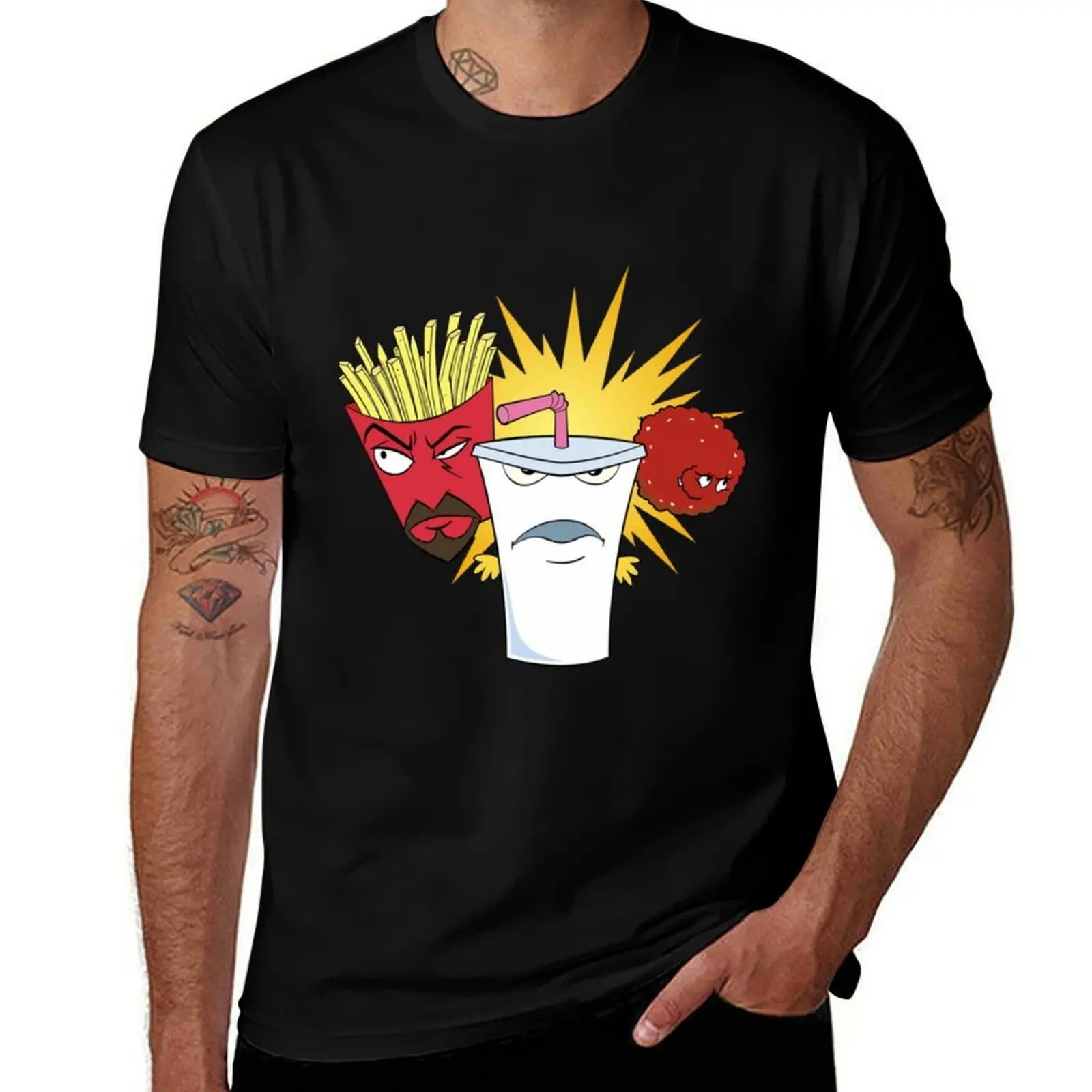

Aqua Teen Hunger Force T-Shirt Work Outdoor Short Sleeve Tee