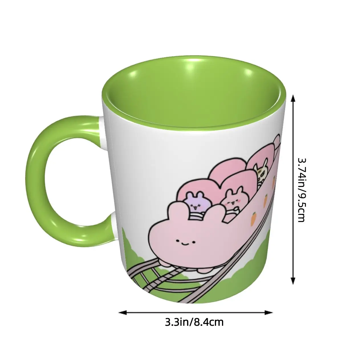 DIY Asamimichaan Anime Cartoons Asamimi Ceramic Mugs Personalized Coffee Cup Creative Gift