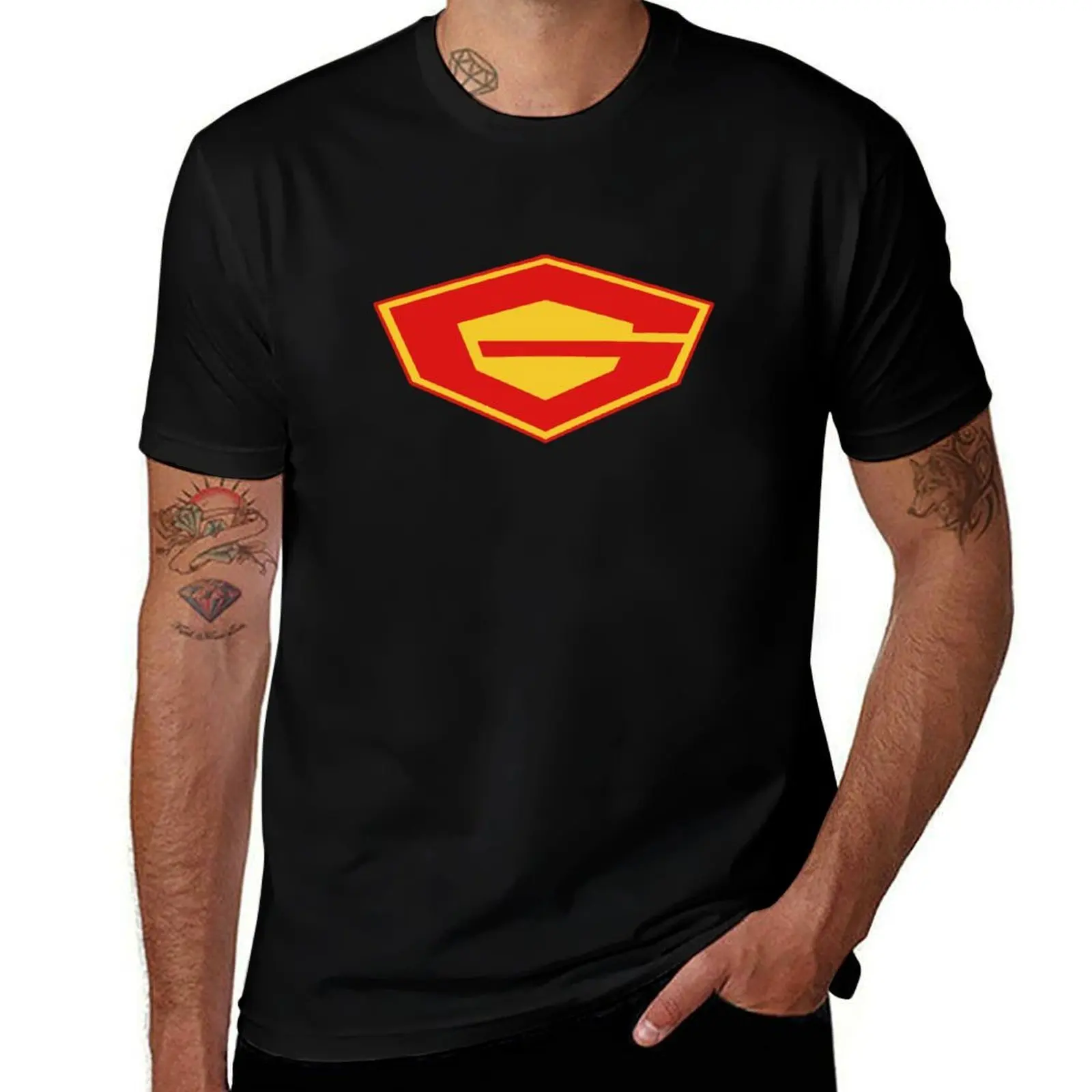 

gatchman logo T-Shirt Plus Size All Match Tee Shirt