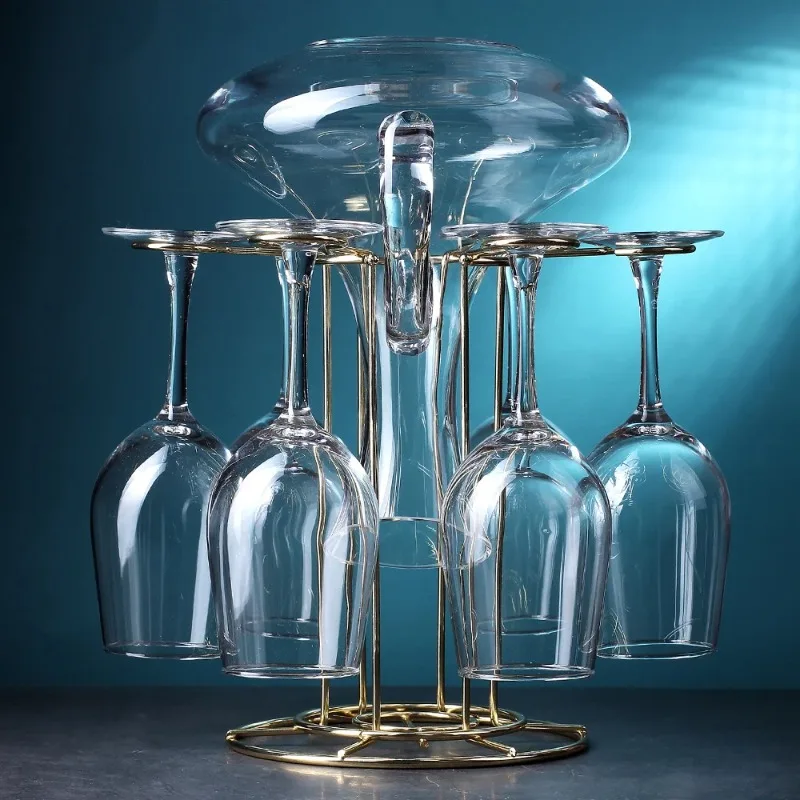 

Creative Decanter Rack, Wine Glass Holder, Hanging High Foot Glass Holder, Home Wine Rack Display for Efficient Storage